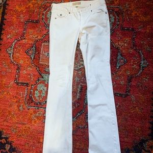 Banana Republic White Jeans